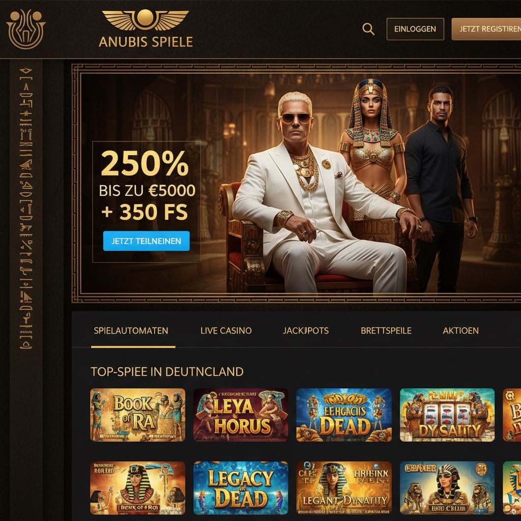 Startseite des Online Casinos Realz mit Spielelobby und Navigation